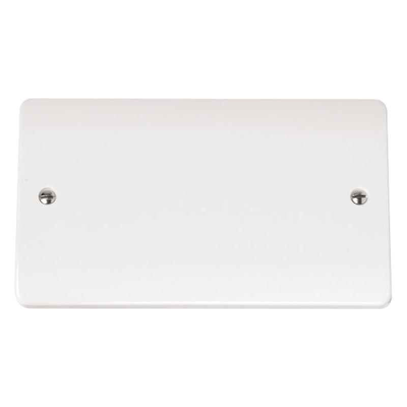 2 Gang Blank Plate
