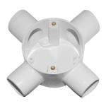 Junction Circular Box 4 Way – 25mm