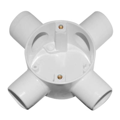 Junction Circular Box 4 Way – 25mm