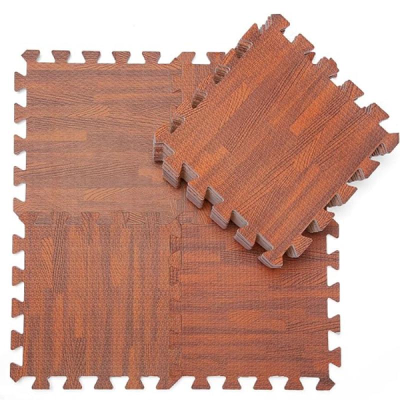 Wood grain Eva Floor Tile puzzle